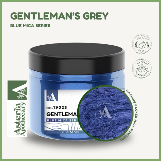 Gentleman's Grey Blue Mica Powder