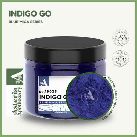 Indigo Go Blue Mica Powder