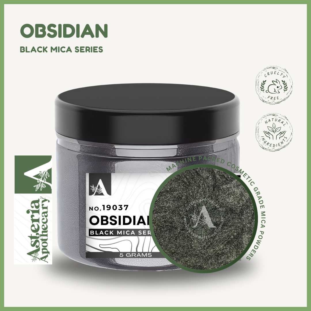 Obsidian Black Mica Powder