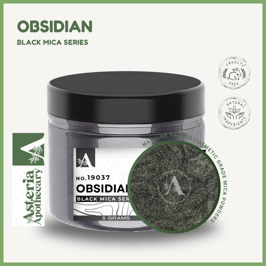 Obsidian Black Mica Powder