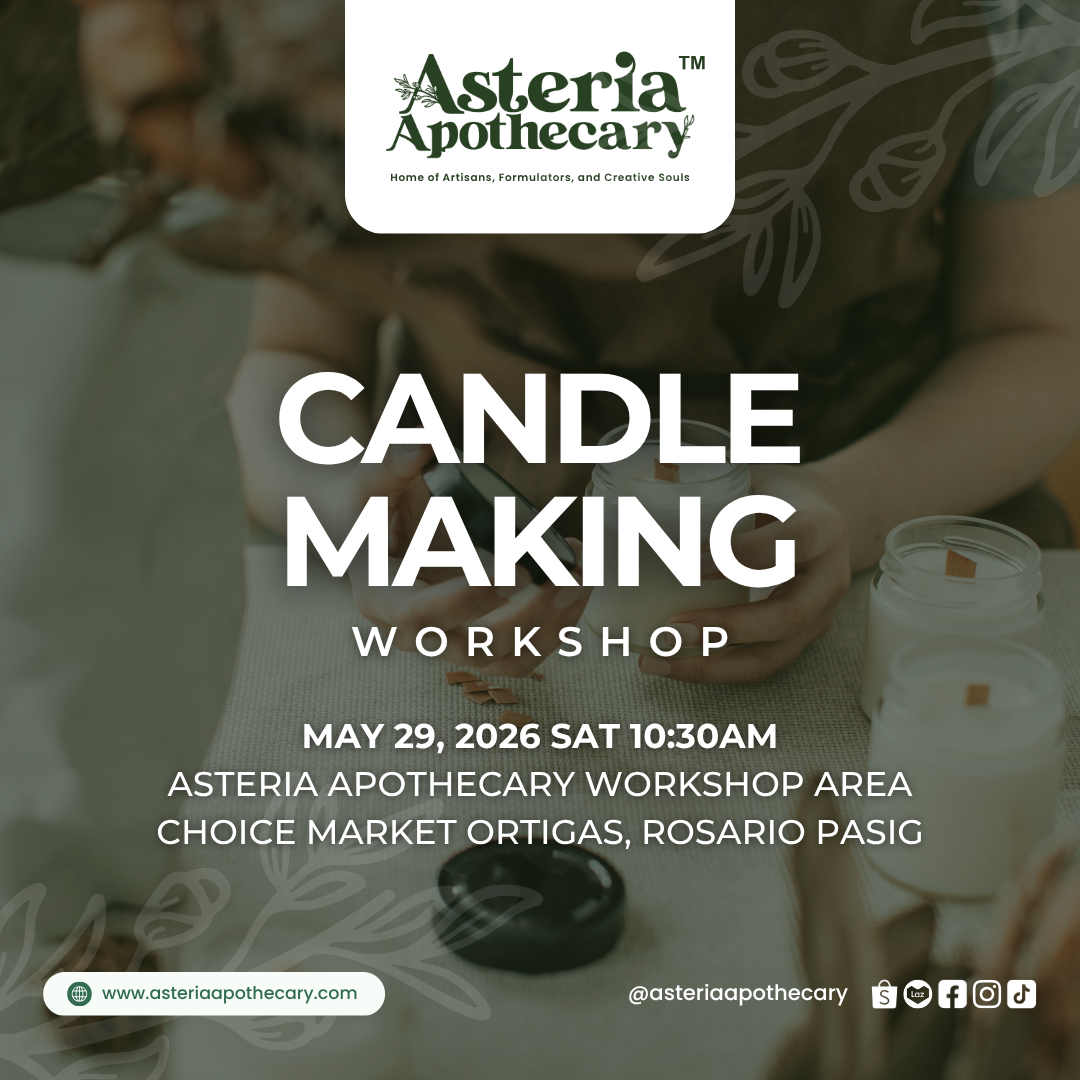 CANDLE MAKING WORKSHOP MAY 30, 2026 SATURDAY ORTIGAS - PASIG