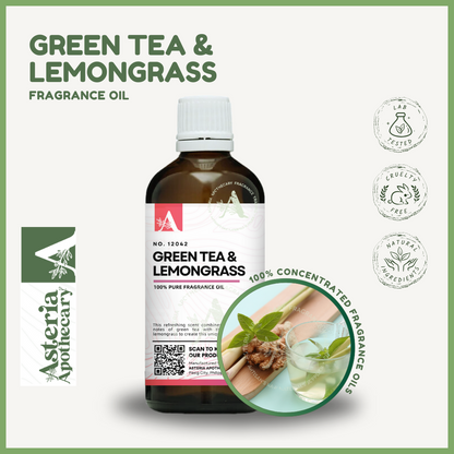 Green Tea & Lemongrass Fragrance Oil