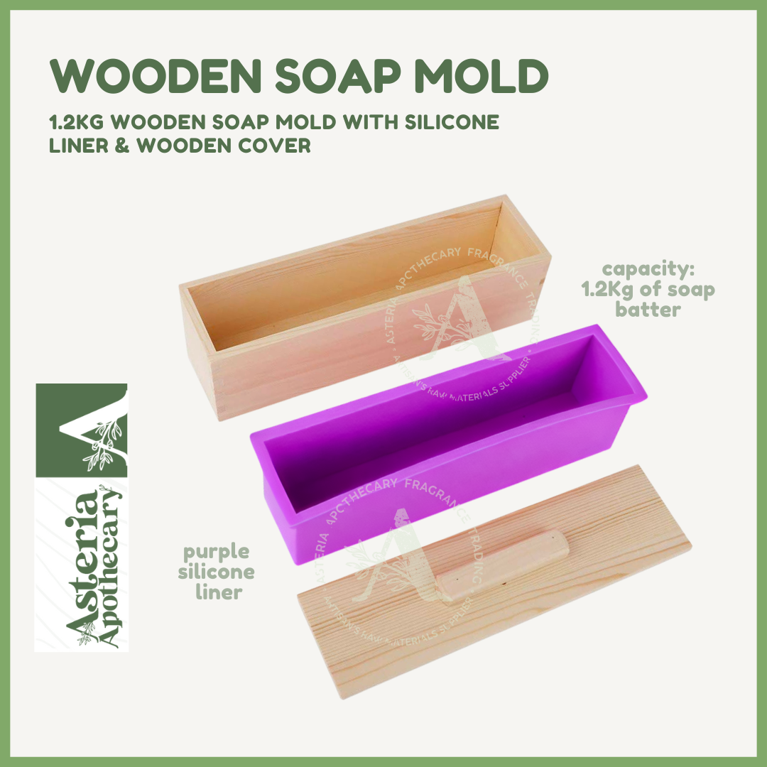 Wooden Soap Mold w/ Silicone Liner