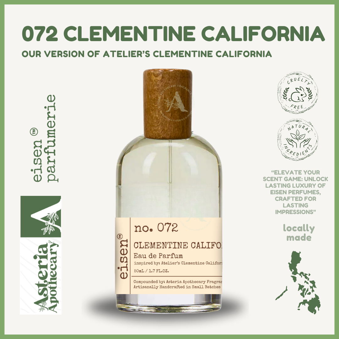No. 072 CLEMENTINE CALIFORNIA BY ATELIER Inspired Perfume
