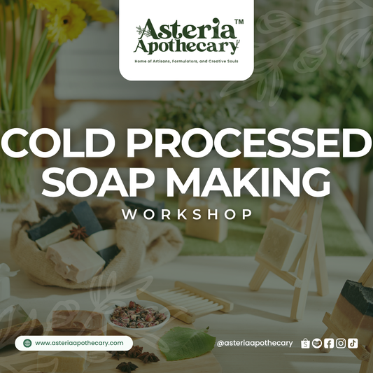 COLD-PROCESSED SOAP MAKING WORKSHOP