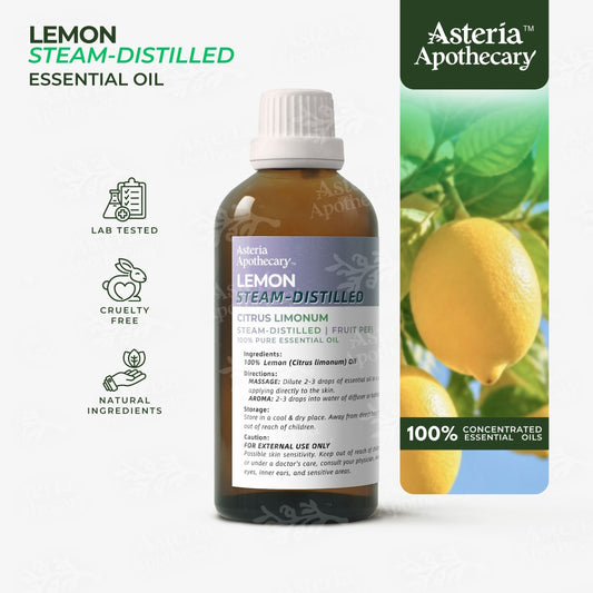 LEMON ESSENTIAL OIL | STEAM DISTILLED