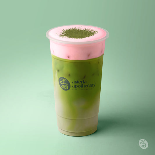 SAKURA MATCHA LATTE