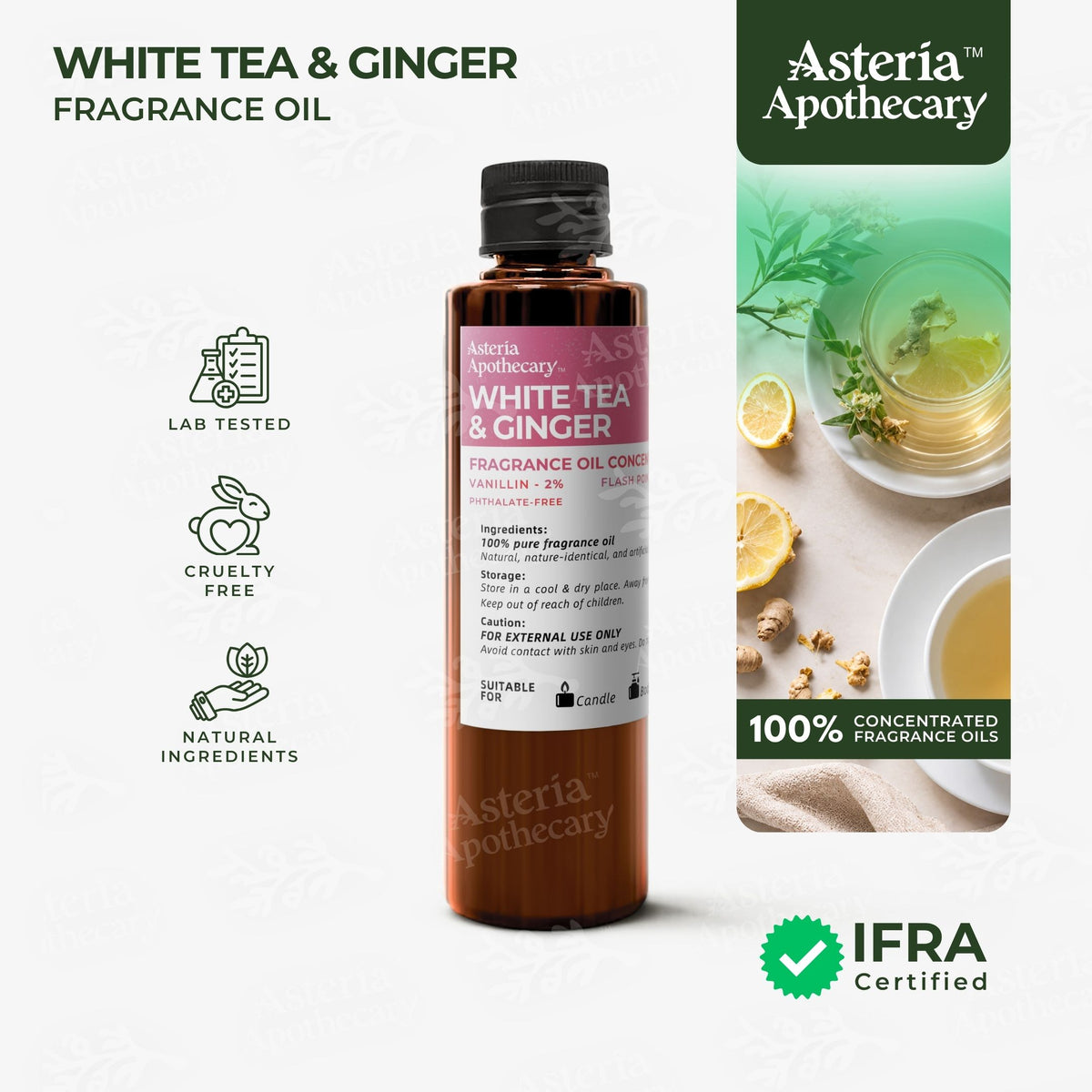WHITE TEA GINGER FRAGRANCE OIL