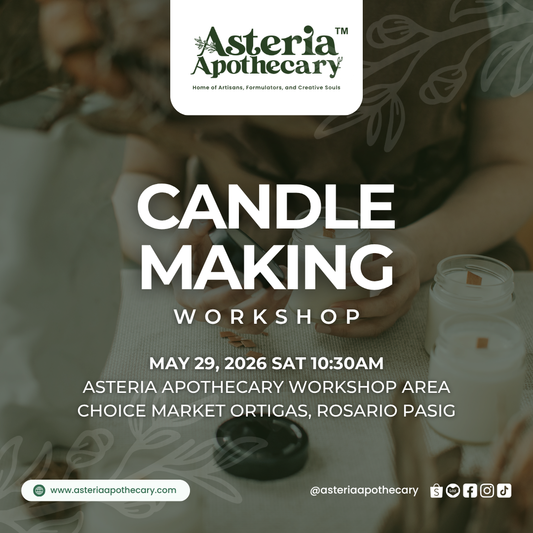 CANDLE MAKING WORKSHOP MAY 30, 2026 SATURDAY ORTIGAS - PASIG